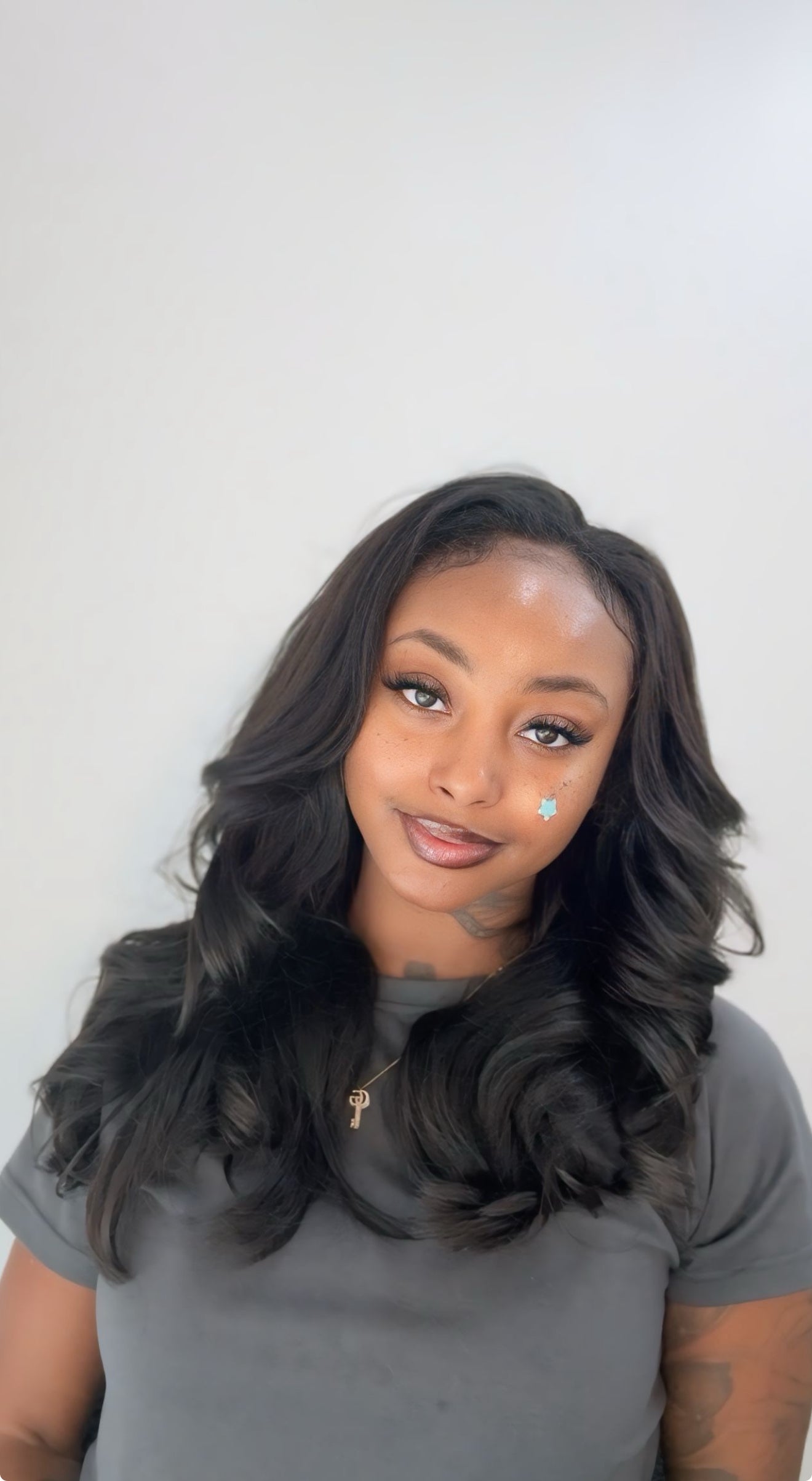 “Bed Hair” RAW Yaki Straight Half Wig